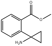 methyl 2-(1-aminocyclopropyl)benzoate Struktur