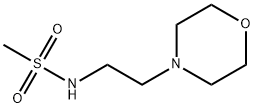 N-(2-morpholin-4-ylethyl)methanesulfonamide Struktur