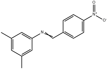 (3,5-dimethylphenyl)(4-nitrobenzylidene)amine Struktur