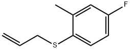 ALLYL(4-FLUORO-2-METHYLPHENYL)SULFANE Struktur