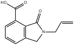 2-Allyl-3-oxo-2,3-dihydro-1H-isoindole-4-carboxylic acid Struktur