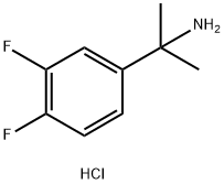 1-(3,4-Difluorophenyl)-1-methylethylamine hydrochloride Struktur