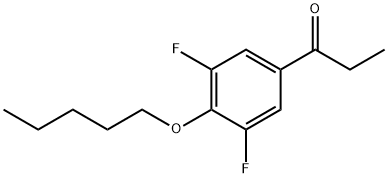 1-(3,5-DIFLUORO-4-(PENTYLOXY)PHENYL)PROPAN-1-ONE Struktur