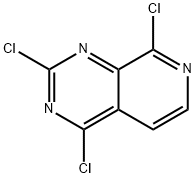 2,4,8-trichloropyrido[3,4-d]pyrimidine Struktur