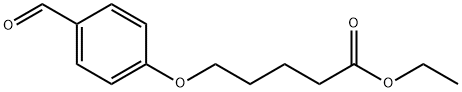 ETHYL 5-(4-FORMYLPHENOXY)PENTANOATE Struktur