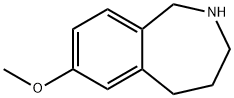 7-METHOXY-2,3,4,5-TETRAHYDRO-1H-BENZO[C]AZEPINE Struktur