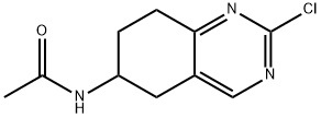 N-(2-Chloro-5,6,7,8-tetrahydro-quinazolin-6-yl)-acetamide Struktur