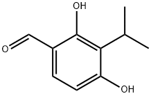 2,4-DIHYDROXY-3-ISOPROPYLBENZALDEHYDE Struktur