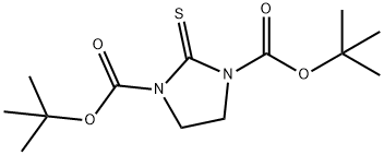 di-tert-butyl 2-thioxoimidazolidine-1,3-dicarboxylate Struktur