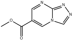 [1,2,4]Triazolo[4,3-a]pyrimidine-6-carboxylic acid methyl ester Struktur