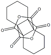 Tricyclo[6.4.0.0(2,7)]dodecane-1,8:2,7-tetracarboxylic Dianhydride Struktur