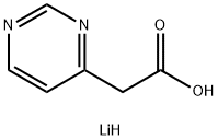 Lithium 2-(pyrimidin-4-yl)acetate Struktur