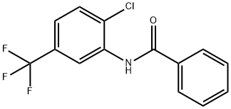 N-[2-chloro-5-(trifluoromethyl)phenyl]benzamide Struktur