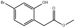 Methyl 4-bromo-2-hydroxyphenylacetate Struktur