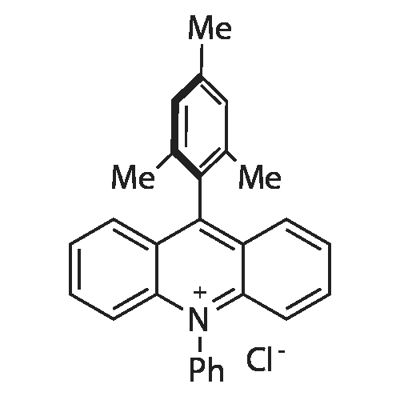 9-mesityl-10-phenylacridin-10-ium hydrochloride Struktur