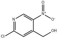 (2-Chloro-5-nitro-pyridin-4-yl)-methanol Struktur