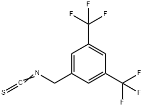 1-(isothiocyanatomethyl)-3,5-bis(trifluoromethyl)benzene Struktur