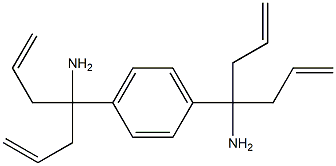 4,4'-(1,4-phenylene)bis(1,6-heptadien-4-amine) Struktur