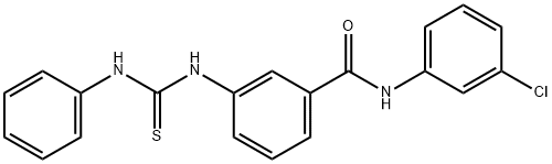 3-[(anilinocarbonothioyl)amino]-N-(3-chlorophenyl)benzamide Struktur