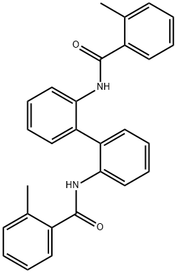 N,N'-2,2'-biphenyldiylbis(2-methylbenzamide) Struktur