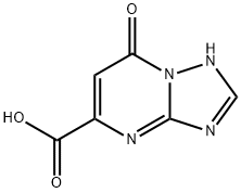 7-oxo-4H,7H-[1,2,4]triazolo[1,5-a]pyrimidine-5-carboxylic acid Struktur