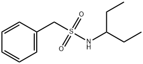 N-(pentan-3-yl)-1-phenylmethanesulfonamide Struktur