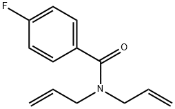 N,N-diallyl-4-fluorobenzamide Struktur