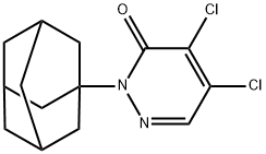 2-Adamantan-1-yl-4,5-dichloro-2H-pyridazin-3-one Struktur