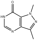 1,3-dimethyl-1H-pyrazolo[4,3-d]pyrimidin-7-ol Struktur