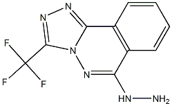 [3-(trifluoromethyl)-[1,2,4]triazolo[3,4-a]phthalazin-6-yl]hydrazine Struktur