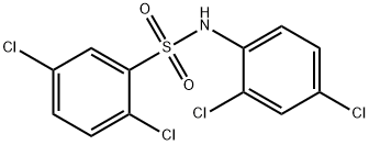 2,5-dichloro-N-(2,4-dichlorophenyl)benzenesulfonamide Struktur