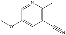 5-Methoxy-2-methylnicotinonitrile Struktur