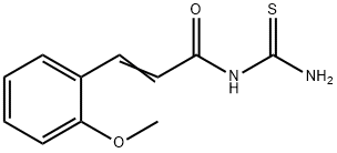 (E)-N-carbamothioyl-3-(2-methoxyphenyl)prop-2-enamide Struktur