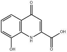 8-hydroxy-4-oxo-1H-quinoline-2-carboxylic acid Struktur