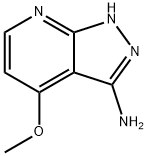 4-Methoxy-1H-pyrazolo[3,4-b]pyridin-3-ylamine Struktur