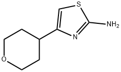 2-Thiazolamine, 4-(tetrahydro-2H-pyran-4-yl)- Struktur