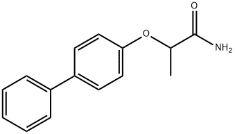 2-(4-phenylphenoxy)propanamide Struktur