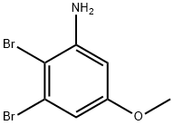 2,3-Dibromo-5-methoxy-phenylamine Struktur