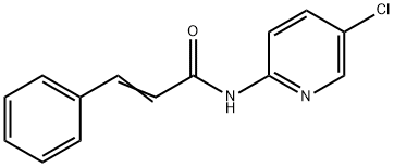 (E)-N-(5-chloropyridin-2-yl)-3-phenylprop-2-enamide Struktur