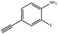 4-Ethynyl-2-fluorobenzenamine Struktur