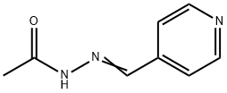 N-[(E)-pyridin-4-ylmethylideneamino]acetamide Struktur