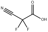 Cyano-difluoro-acetic acid Struktur