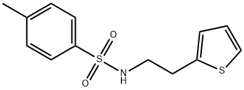 4-methyl-N-[2-(thiophen-2-yl)ethyl]benzene-1-sulfonamide Struktur