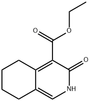 3-氧代-2,3,5,6,7,8-六氫異喹啉-4-甲酸乙酯, 105340-73-6, 結構式