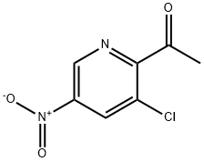 1-(3-Chloro-5-nitropyridin-2-yl)ethanone Struktur