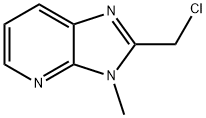 2-Chloromethyl-3-methyl-3H-imidazo[4,5-b]pyridine Struktur