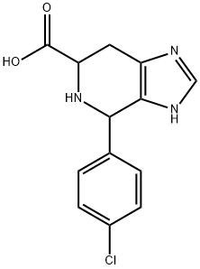 4-(4-chlorophenyl)-3H,4H,5H,6H,7H-imidazo[4,5-c]pyridine-6-carboxylic acid Struktur