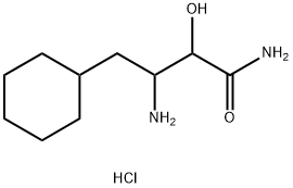 3-AMINO-4-CYCLOHEXYL-2-HYDROXYBUTANAMIDE HCL Struktur