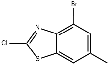 4-Bromo-2-chloro-6-methyl-benzothiazole Struktur