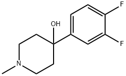 4-(3,4-DIFLUOROPHENYL)-1-METHYLPIPERIDIN-4-OL Struktur